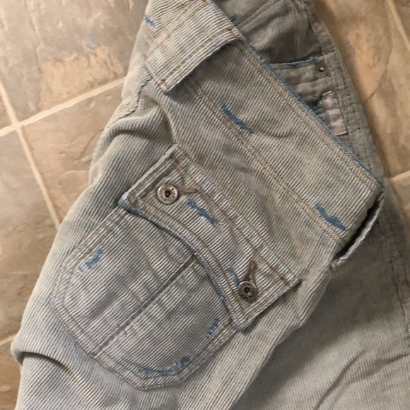 Silver Sudan Cord Jeans Pants - Picture 4 of 5